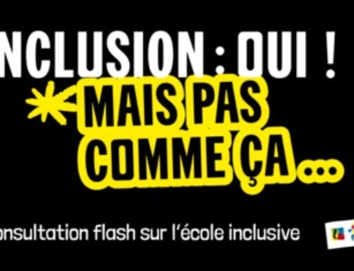 Enquête flash à grande échelle : quelles revendications prioritaires pour l’école inclusive ?