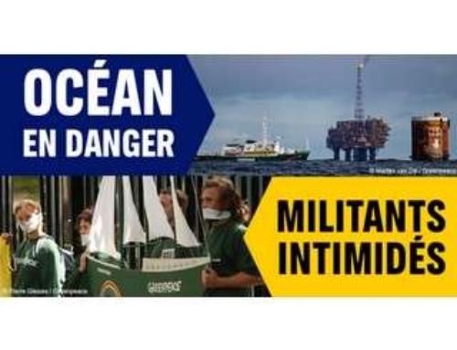 Pétition : Laissez Greenpeace accoster à Nice – Stop à la criminalisation des militants écologistes !
