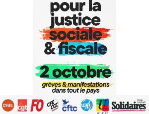 Aucune réponse concrète aux attentes du monde du travail : l’intersyndicale appelle à une mobilisation massive le 2 octobre !