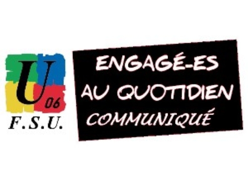 Attaque au couteau dans un lycée à Antibes : la FSU 06 exprime son soutien, et réaffirme l’urgence de remettre des moyens humains dans les établissements scolaires.